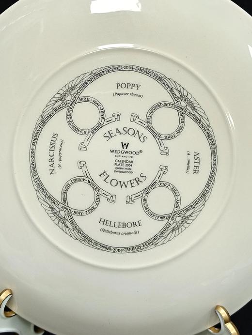 2000年Wedgwood英国威基伍德年份盘中古年份盘收藏赏盘礼物生日圣诞日历系列 商品图14