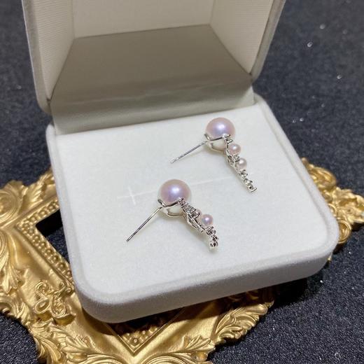 Akoya 海水珍珠耳钉 商品图1