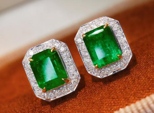 祖母绿耳钉1.79ct 商品图0