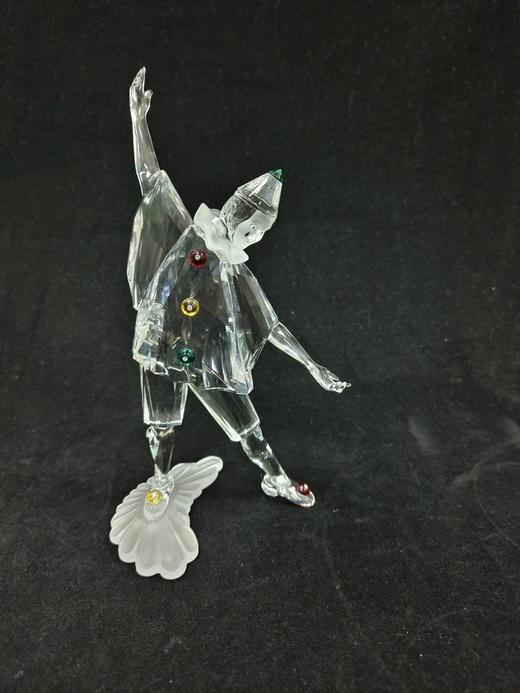 施华洛世奇水晶小丑皮耶罗摆件有原盒，这是1999年仅为会员成员制作的限量作品 商品图0