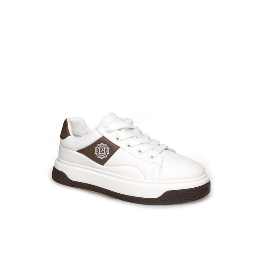 豪麟名鞋奥莱迪嘉男鞋休闲鞋牛皮革DJMMA42MX005白色  原价1960元 商品图0