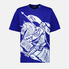 BURBERRY 巴宝莉 男士马术骑士徽标印花棉质圆领短袖T恤 蓝色 8089743 B7323 商品缩略图0