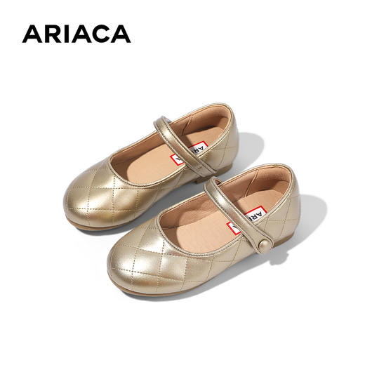 ARIACA艾芮苏女童皮鞋秋季新款小香风公主鞋女孩儿童鞋子软底单鞋ARA3619-29 商品图2