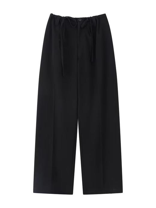 出逃赤岗西/24AWK108/黑色无腰头西装裤 商品图4