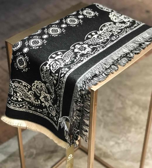 优品堂【丝丝水墨】140x140拉绒方形围巾披肩两用 商品图12