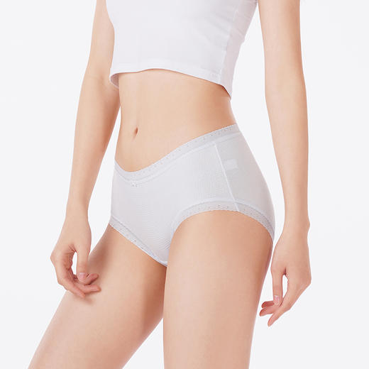 都市丽人内裤舒肤棉平角裤N/C提花女士内裤LKT3F8 商品图2