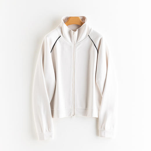 【2024秋冬新品】美式双开拉链卫衣 短款纯色开衫上衣百搭棒球服外套 商品图4