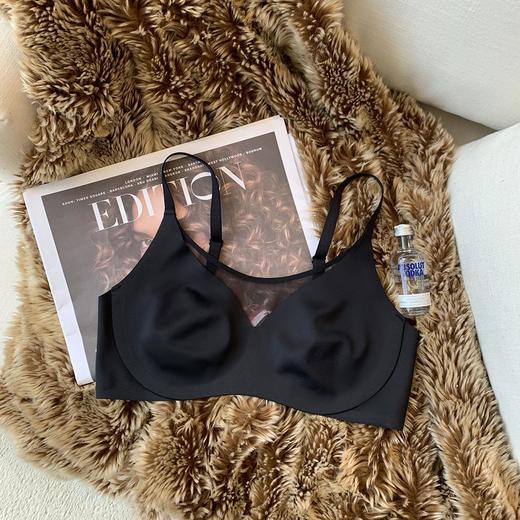 【日本薄款兔耳朵无痕内衣】黑科技高弹细旦纤维大胸显小胸显瘦，不上滑不跑杯不尴尬，收副乳无钢圈睡眠文胸罩QQ 商品图5