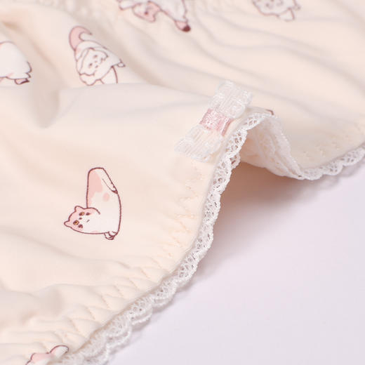 都市丽人内裤薄透丝滑三角裤锦泳磨毛女士内裤LKT3H4 商品图4