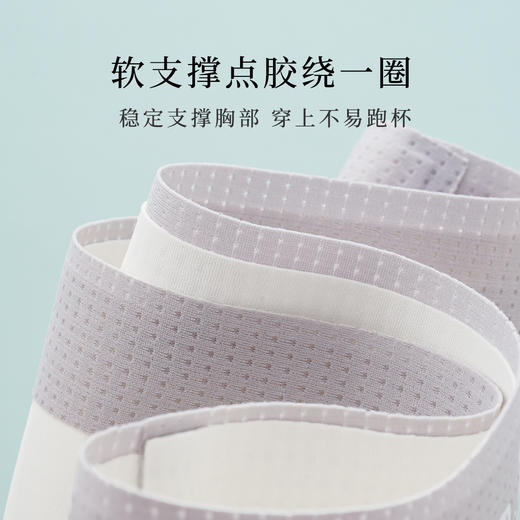 无痕冰丝背心式少女文胸轻薄透气高弹不勒发育期文胸粉黛少女2件装 商品图2