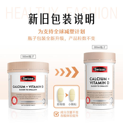 Swisse 钙+维生素D迷你片 300片【效期品-1/2-1/3效期】 商品图4