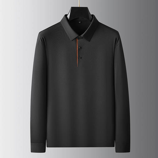 【新款DDA】大依优型大码长袖Polo衫翻领加肥加大肥佬休闲商务宽松透气上衣打底 商品图2