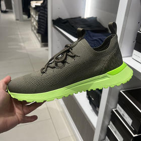 Michael Kors/MK 男士弹力系带套穿透气轻便飞织鞋运动鞋