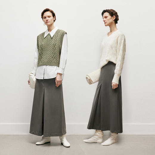 【商场同款】麦檬冬梭织长裙5EA140881 商品图1