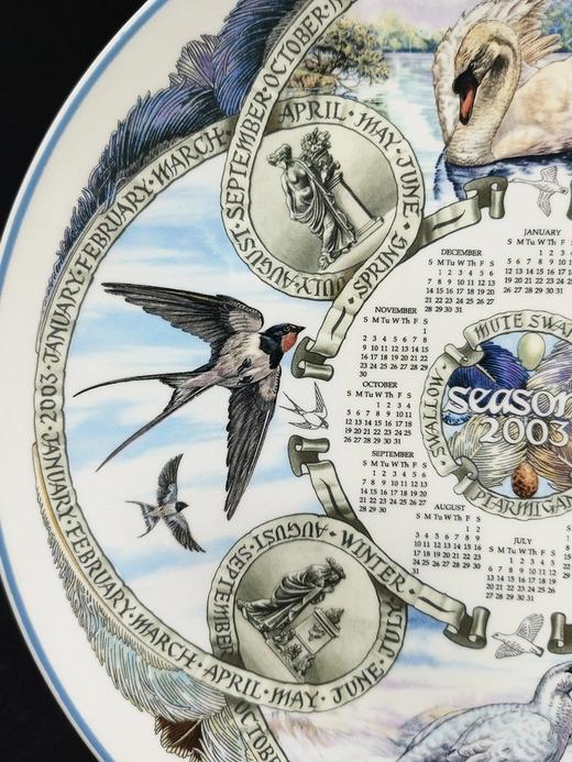 2000年Wedgwood英国威基伍德年份盘中古年份盘收藏赏盘礼物生日圣诞日历系列 商品图8