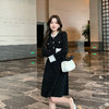 奢姿2025春季新款大码女装花边拼接裙子胖妹妹小香风气质连衣裙9943853579 商品缩略图0