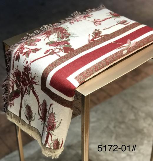 优品堂【丝丝水墨】140x140拉绒方形围巾披肩两用 商品图5