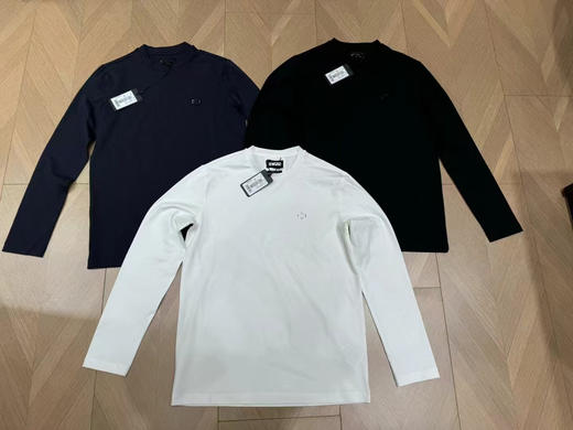 E@ 2024秋季新款 男士 小鹰标长袖圆领T恤 Z-11986 商品图7