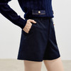【严选】伊芙丽TR面料经典后腰牛筋短裤女百搭通勤2024秋季新款裤子1F9951611 商品缩略图2