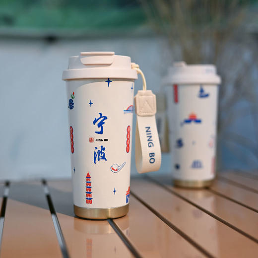 羽诗制造出品 印象宁波保温杯文创礼盒 商品图1
