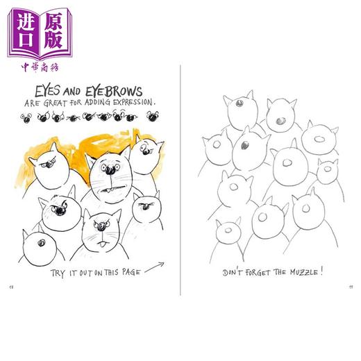 预售 【中商原版】I Can Draw Cats 进口艺术 猫咪绘画指南 T&H 商品图2