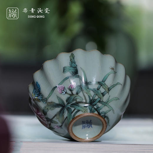 问鼎鼎青系列青莲杯（蝶花） 商品图5