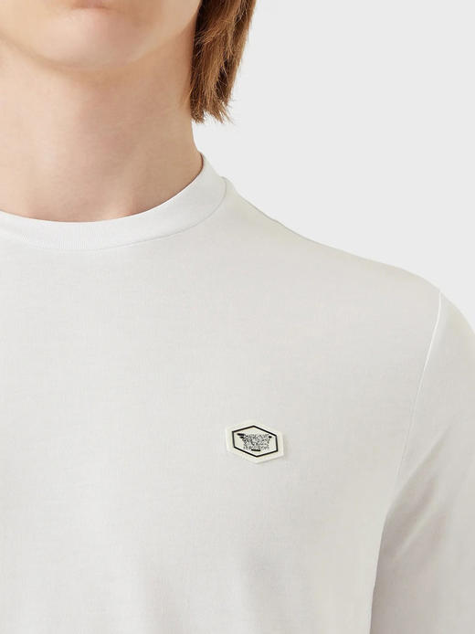 E@ 2024秋季新款 男士 小鹰标长袖圆领T恤 Z-11986 商品图5