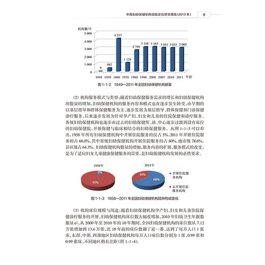 中国妇幼保健机构 改革发展政策研究 中国妇幼保健机构发展规划战略研究 现状分析主编王禄生 朱兆芳 人民卫生出版社9787117364911 商品图4