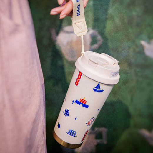 羽诗制造出品 印象宁波保温杯文创礼盒 商品图2