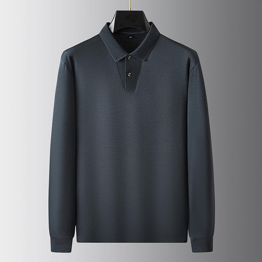 【新款DDA】大依优型大码长袖Polo衫翻领加肥加大肥佬休闲商务宽松透气上衣打底 商品图7