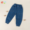 贝贝怡【软糯牛仔】春秋新款童装百搭时尚休闲裤子儿童宽松学生束腿长裤ZB3DK075 商品缩略图6