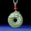 【经典】小萌龙献瑞天然和田玉吊坠 商品缩略图0