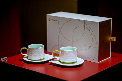 玉青瓷·和合如意对杯 商品图1