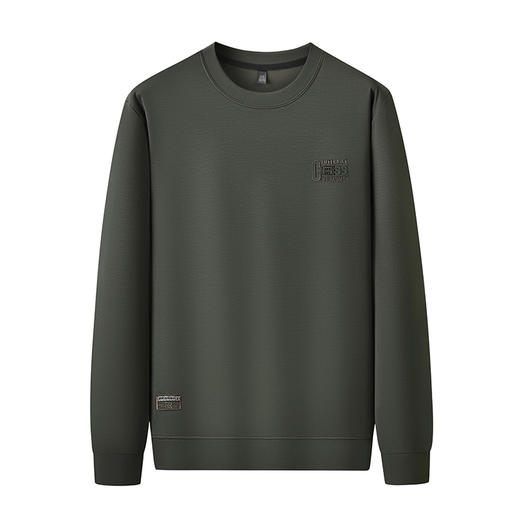 【新款DDP】大依优型大码卫衣长袖休闲加肥加大男士胖子大码内搭上衣打底显瘦 商品图0