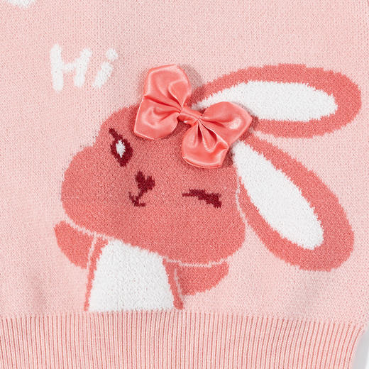 贝贝怡【假期出游】24秋冬新款女童毛衣卡通针织衫亲肤舒适线衫打底衫ZB3DS069 商品图8