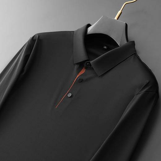 【新款DDA】大依优型大码长袖Polo衫翻领加肥加大肥佬休闲商务宽松透气上衣打底 商品图3