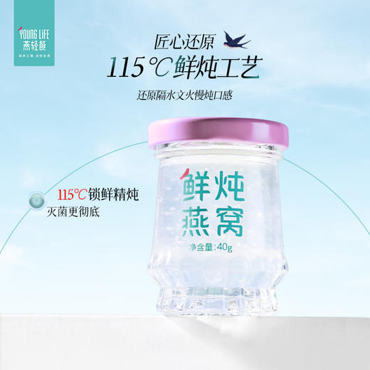 燕轻餐·鲜炖燕窝（无糖款）40g*7瓶养颜孕妇营养即食可溯源送礼 商品图2