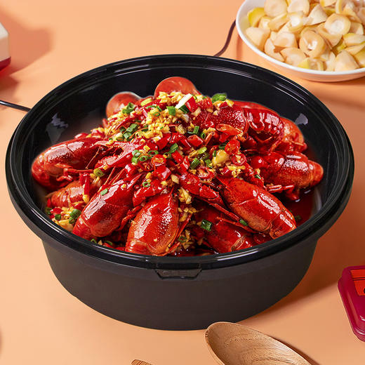 喇叭花2000圆形打包盒2500加厚外卖盒3000ml小龙虾打包一次性餐盒 商品图3