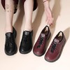 信诺真皮舒适单鞋2024秋季新款超软中老年妈妈鞋透气平底女鞋皮鞋Q6012-8 商品缩略图1