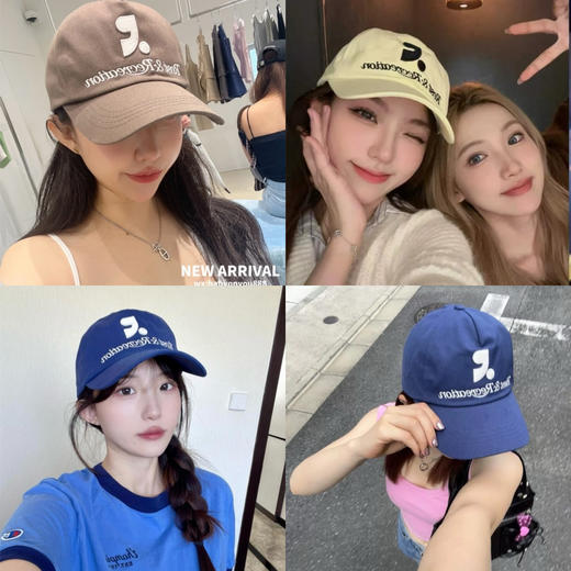 913-1 鸭舌帽 多大脑袋都可以 杏色 宝蓝 咖色 限时特惠24H 商品图0