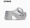 CROCS洞洞鞋 人鱼鞋蝴蝶结Clog 金属银210050-0P1 商品缩略图3