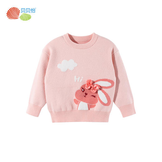贝贝怡【假期出游】24秋冬新款女童毛衣卡通针织衫亲肤舒适线衫打底衫ZB3DS069 商品图5