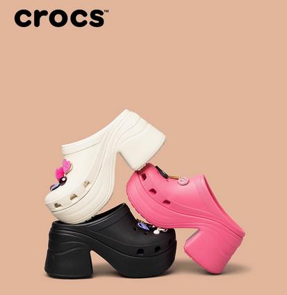 CROCS洞洞鞋 人鱼鞋Clog 热辣粉208547-6TW 商品图2
