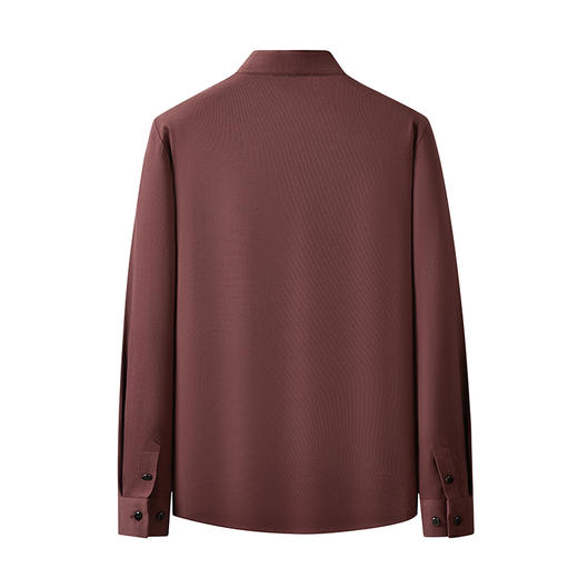 【新中式小立领】【新款DDP】大依优型大码长袖衬衫男装加肥加大体恤大号上衣胖子休闲商务 商品图8