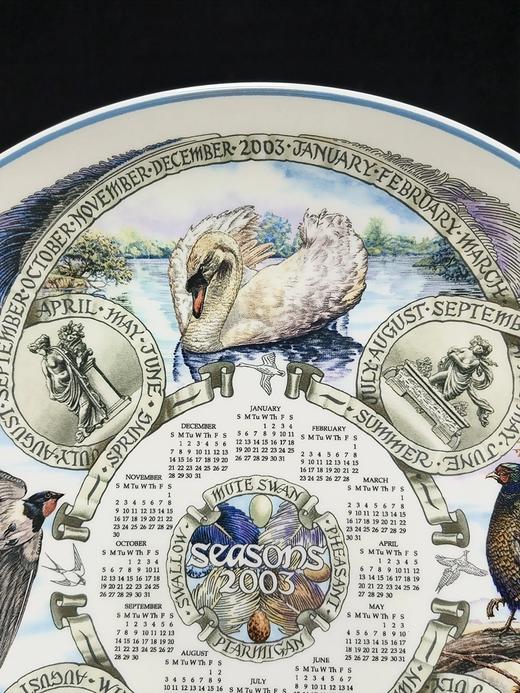 2000年Wedgwood英国威基伍德年份盘中古年份盘收藏赏盘礼物生日圣诞日历系列 商品图9
