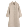 玳莎羊驼毛双面呢长款大衣女士2024年秋冬新款翻领宽松加厚外套  ED39301 商品缩略图4