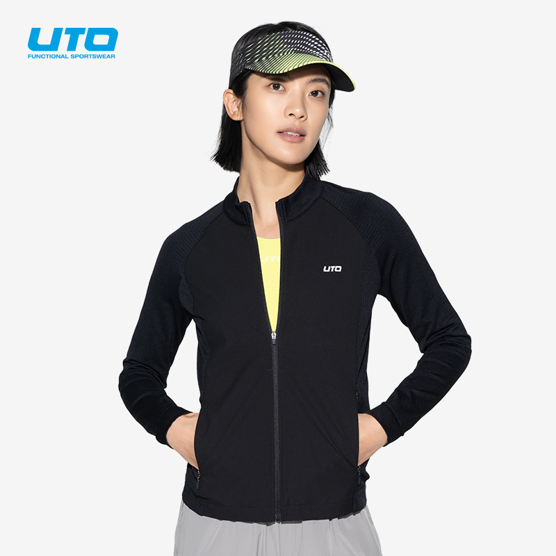 UTO/悠途机能款秋季防风立领男士运动弹力拉链衫女款舒适保暖外套3.0