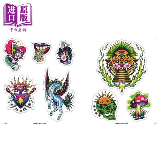 预售 【中商原版】The Tattoo Sticker Book 进口艺术 纹身贴纸书 商品图3