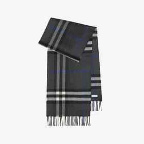 BURBERRY 巴宝莉 男士格纹羊绒围巾 格子 8095206 A1483