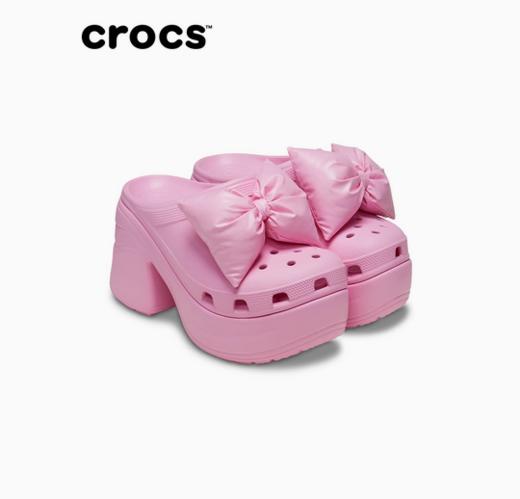CROCS洞洞鞋 人鱼鞋蝴蝶结Clog 小香粉210000-6WY 商品图0
